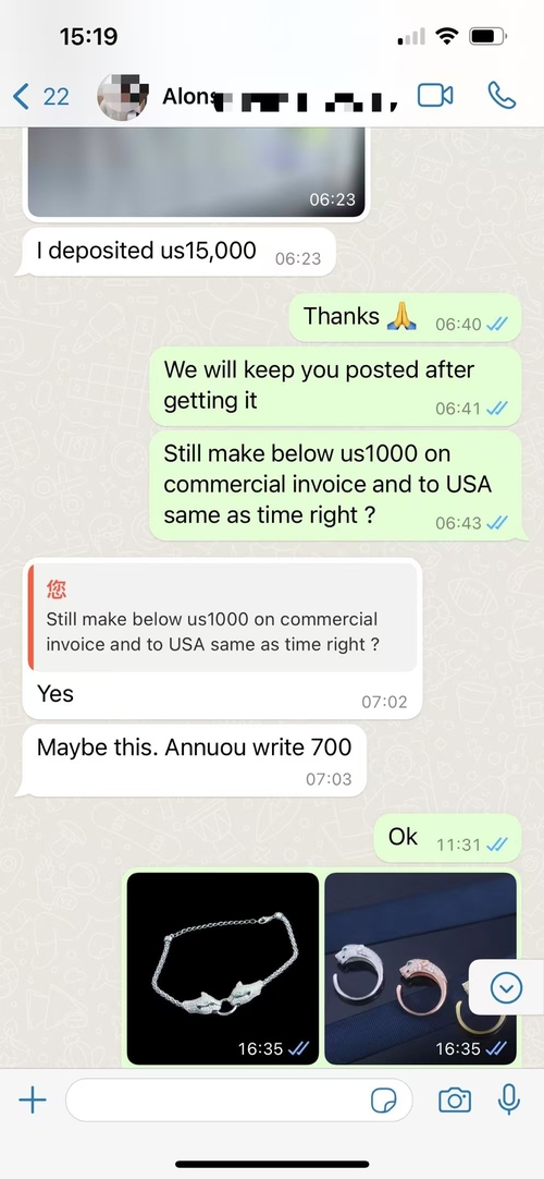 Paid money customer