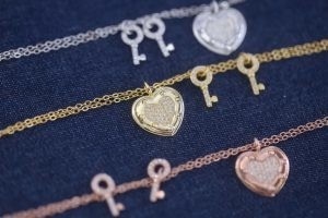 Good price Personalized Charms Key Lock Heart Padlock Bracelet Gold Qixi Gift online