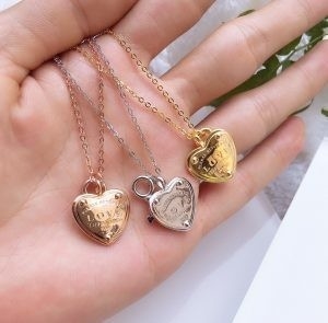 Good price Gold Plated 925 Sterling Silver Neckalce Jewelry Pendant Heart Charm online