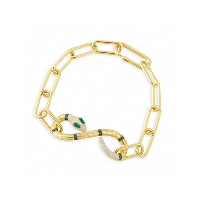 Good price Exotic Snake Guardian Women'S Sterling Silver Bangles Handwear online
