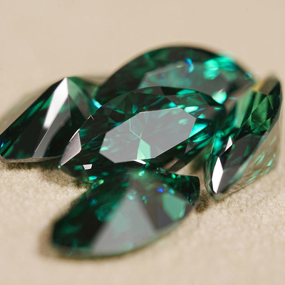 Good price Primary Green VVS1 Loose Moissanite Stone Marquise Brilliant Cut 1 Ct online