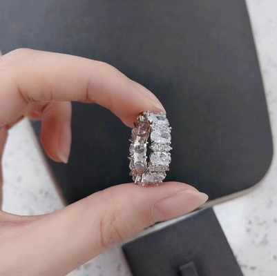 Good price Wedding Bridal S925 CZ Sterling Silver Cubic Zirconia Rings Women Jewelry online