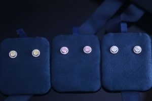 Good price Women Stamped Diamond 925 Sterling Earrings Stud Zirconia Jewellery online