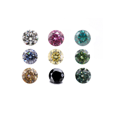 Bon prix Des pierres précieuses en moissanite en solitaire émeraude coupe rose en ligne