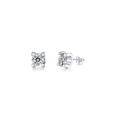 Good price D Color Gold Moissanite Jewelry Hip Hop Diamond Earrings Engagement Jewelry online